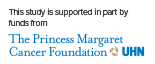 This study is supported in part by funds from The Princess Margaret Cancer Foundation